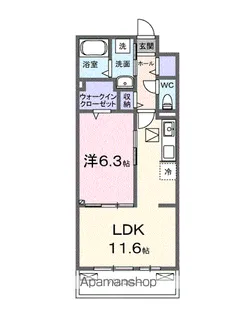 アウル吉祥寺南【1階】の間取り