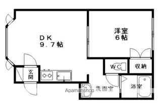 カーサローズI&A【203号室】の間取り