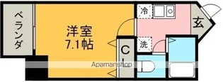 グレイス名駅北【7階】の間取り