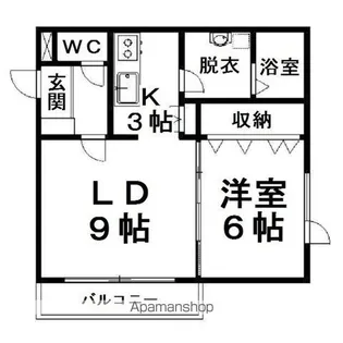 ジョージラピュタ【2階】の間取り