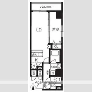 ハーモニーレジデンスグローバルキャピタル【14階】の間取り