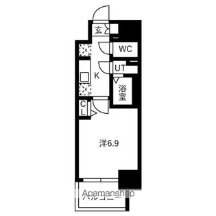 メイクスアート黒川【704号室号室】の間取り