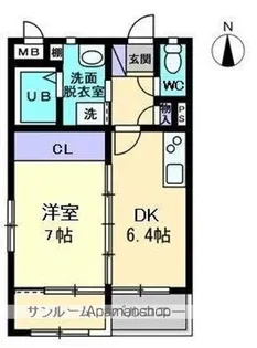 LUONTO KITACHO【3階】の間取り