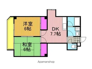 カーサグレイス【4階】の間取り