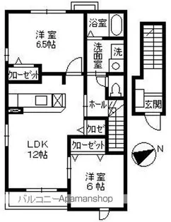 エテルノ・A・K・TⅠ【2階】の間取り