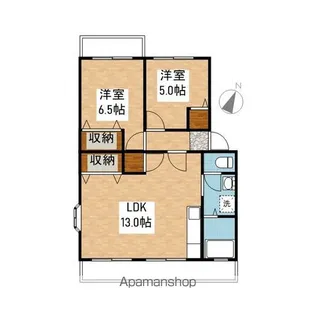 メゾンイースト久喜【305号室】の間取り