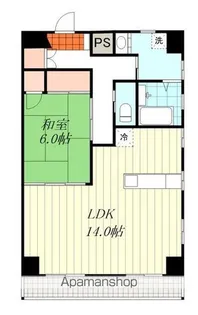 ヴィータ萱町【803号室】の間取り