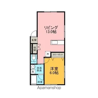 パーク館A【101号室】の間取り