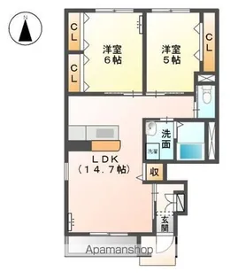 タゼーム TAZEMU【1階】の間取り