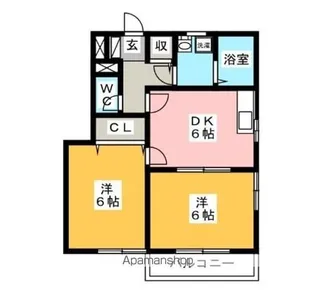 T・Bハイツ龍舞【101号室】の間取り