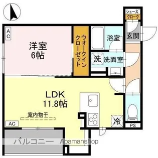 DーGRANDE桃井町【3階】の間取り