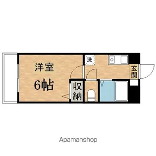 レジデンスSUDA【307号室】の間取り