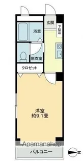 フォブール21A・B【2階】の間取り