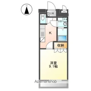 プレッソリーバY【2階】の間取り