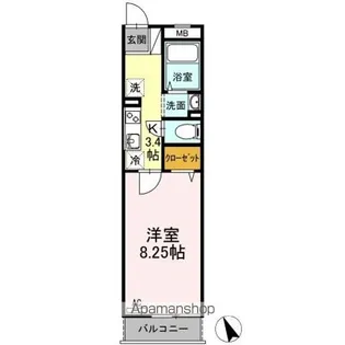 MALVERN【1階】の間取り