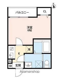 CRASTINE西尾久【3階】の間取り