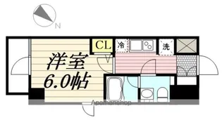 ベルシード立川【2階】の間取り