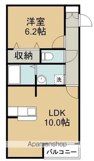 クレール南小泉【1階】の間取り
