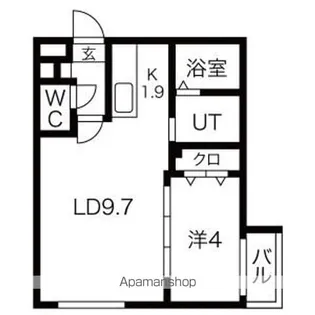 COSMOS(コスモス)【2階】の間取り