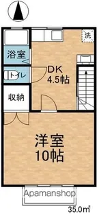 CASAマサキA・B【2階】の間取り