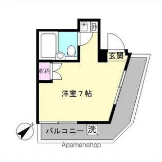 ボゥ・ソレイユ【302号室】の間取り