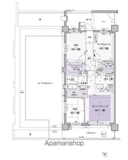 レジディア東松戸【5階】の間取り
