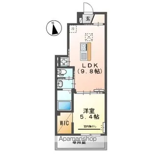 ブリスヒルズ坊金【1階】の間取り