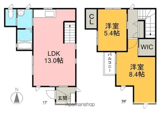 エル ヴェルデ A棟【1階】の間取り
