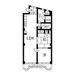 栄マンション【4階】の間取り