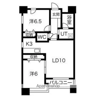 ノヴァ大通【8階】の間取り