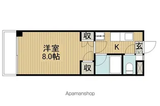 沖田レジデンス【205号室】の間取り