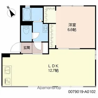 アネックスK【1階】の間取り
