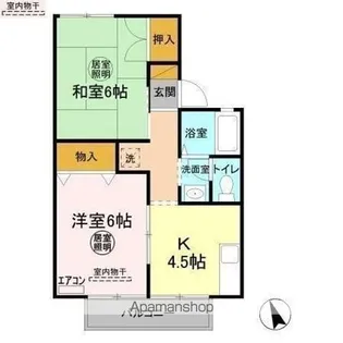 セジュールAⅠ【2階】の間取り