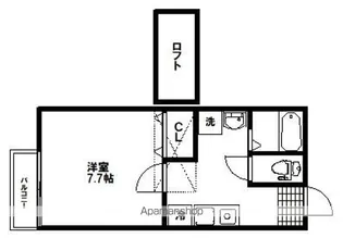 ブルーリーフⅢA棟【203号室】の間取り