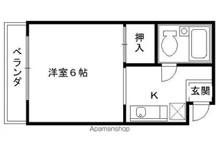 COSMO PALACE【202号室】の間取り