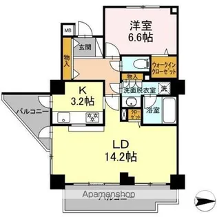 アコール北千住【8階】の間取り