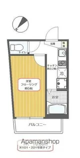 東京都葛飾区堀切4丁目【アパート】の間取り