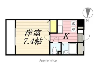 ヴィサージュ【402号室】の間取り