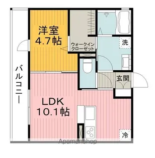 SELVAおおまち【3階】の間取り