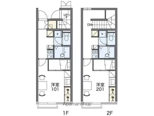 レオパレストランタン【2階】の間取り