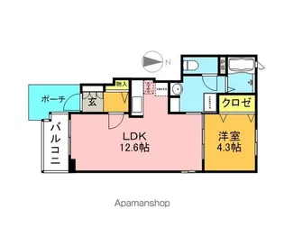 グランツ Ⅰ【1階】の間取り