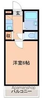 フレクション堀川【207号室】の間取り