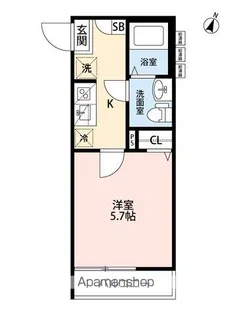 FELICE COURT【1階】の間取り