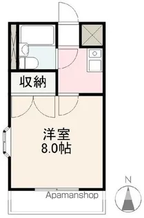 アクティブ福岡町【203号室】の間取り