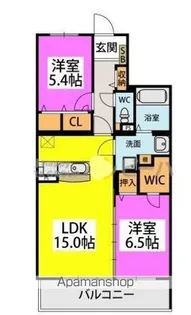 Canoa【2階】の間取り