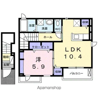 カリーノ【2階】の間取り