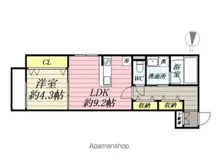 LA・LA【2階】の間取り