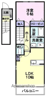 ネオ パストラル【2階】の間取り