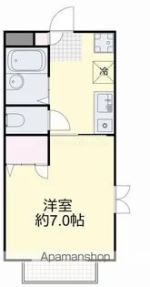 レザミ【202号室】の間取り