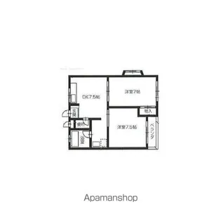 グリーンハイツ松茂【202号室】の間取り